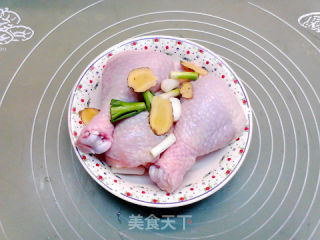 葱油蒸鸡腿的做法步骤：3