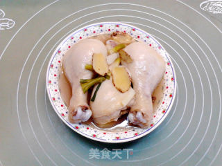 葱油蒸鸡腿的做法步骤：5
