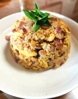 黄花菜蛋炒饭的做法步骤：10