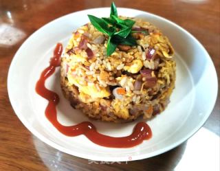黄花菜蛋炒饭的做法步骤：11