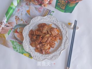 孜然味炒肉的做法步骤：9