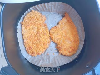 空气炸锅烤鸡排的做法步骤：9