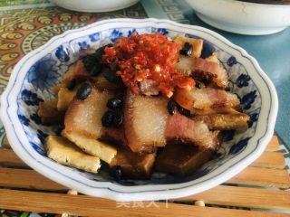 腊肉蒸豆腐干的做法步骤：10