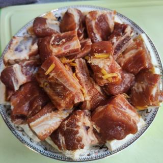 酱香排骨蒸豆腐的做法步骤：7