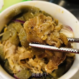 素毛肚拌肥牛的做法步骤：5