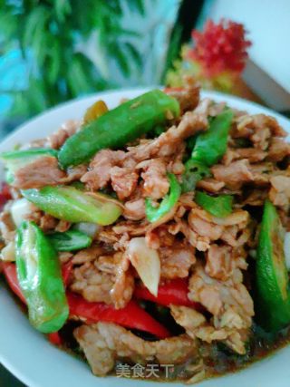 秋葵炒牛肉的做法步骤：16