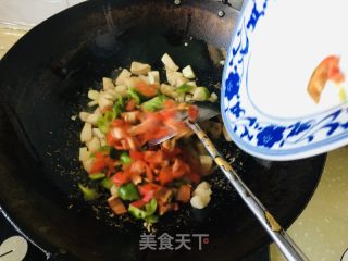 双椒鸡丁的做法步骤：8