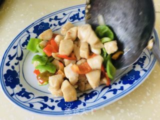 双椒鸡丁的做法步骤：12
