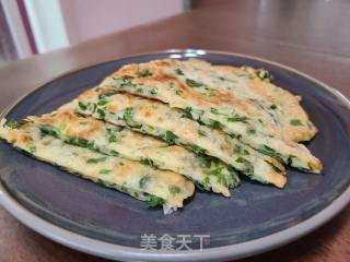 明月草小葱鸡蛋煎饼的做法
