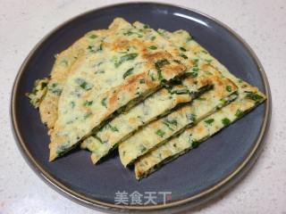明月草小葱鸡蛋煎饼的做法步骤：7
