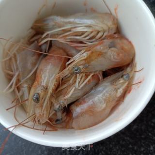 虾油炒韭苔白玉菇的做法步骤：4