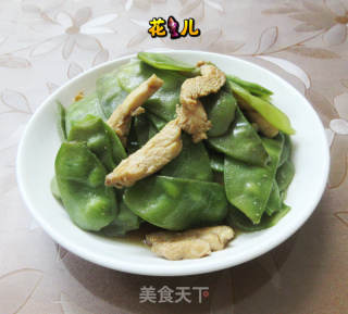 鸡胸肉炒扁豆的做法