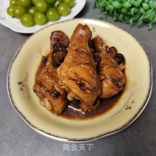 香菇烧鸡腿的做法