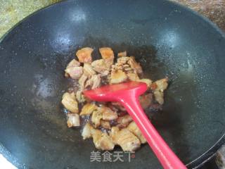 五花肉炒鱿鱼的做法步骤：9
