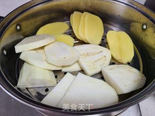 土豆烀茄子的做法步骤：3