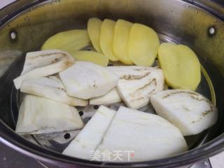 土豆烀茄子的做法步骤：4