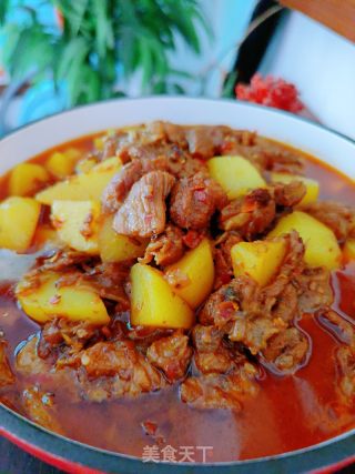 牛腩烧土豆的做法步骤：20
