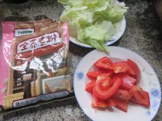 番茄包心菜荞麦疙瘩的做法步骤：1