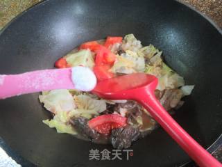 番茄包心菜荞麦疙瘩的做法步骤：6