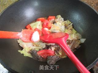 番茄包心菜荞麦疙瘩的做法步骤：7