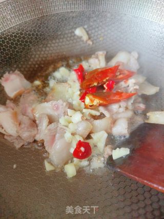 莴笋炒肉的做法步骤：6