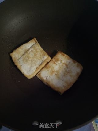 洋白菜炒豆腐的做法步骤：1