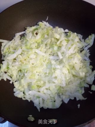 洋白菜炒豆腐的做法步骤：4