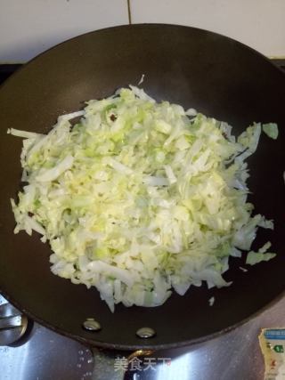 洋白菜炒豆腐的做法步骤：5