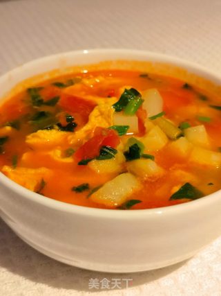 土豆疙瘩汤的做法步骤：12