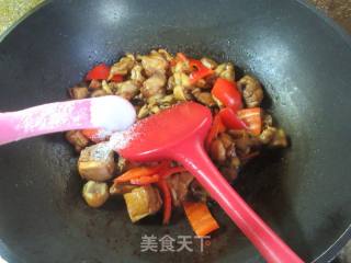 红椒牛蛙鸡的做法步骤：11