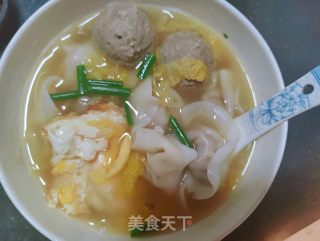 牛肉丸云吞的做法步骤：7