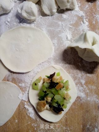 芹菜豆腐素水饺的做法步骤：10
