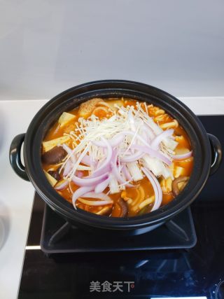 热乎乎的烩菌菇的做法步骤：6