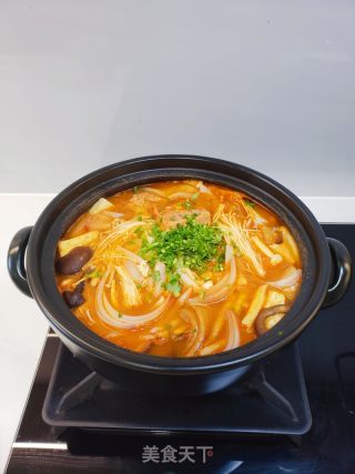 热乎乎的烩菌菇的做法步骤：7