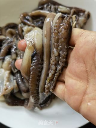 爆炒鱿鱼须的做法步骤：1