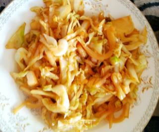 炒包菜的做法步骤：8