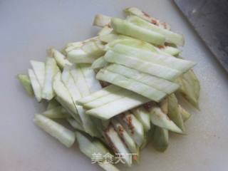鸡胸肉炒茄子的做法步骤：6