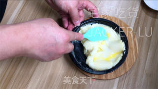 紫薯麻薯，软乎乎糯檽唧唧，奶香十足，简单Q弹。的做法步骤：12