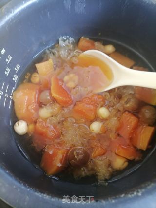 木瓜银耳汤的做法步骤：5