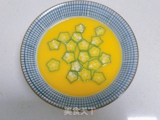 秋葵蒸蛋的做法步骤：8