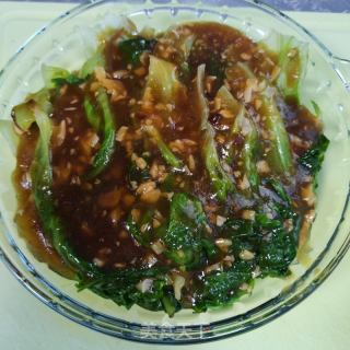 蒜蓉浇汁生菜的做法步骤：8