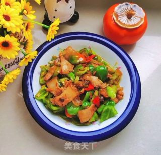 家常辣椒炒肉的做法步骤：14