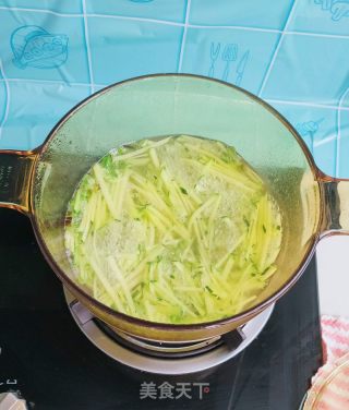 南瓜鸡蛋汤的做法步骤：7