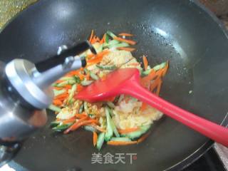 双丝炒鸡蛋的做法步骤：6