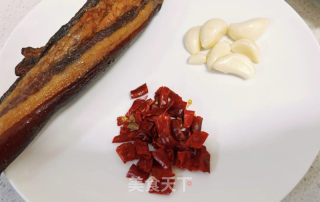 四季豆炒腊肉的做法步骤：1