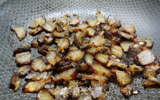 四季豆炒腊肉的做法步骤：7