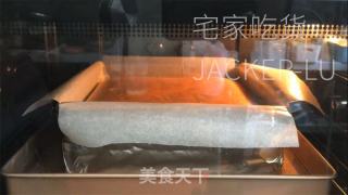 奶油夹心古早蛋糕，松软蛋糕，甜蜜奶油夹心，口感松软清新。的做法步骤：18