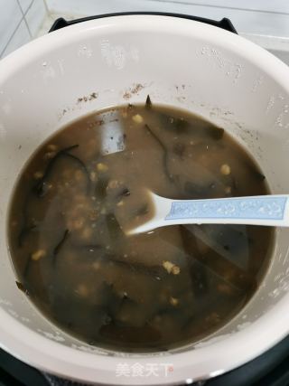 海带绿豆粥的做法步骤：7
