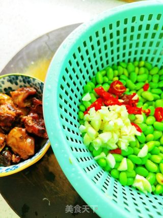 毛豆烧排骨的做法步骤：4