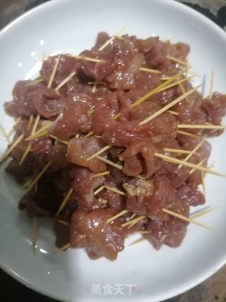 牙签肉的做法步骤：4